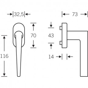 Fenstergriff FSB-3425