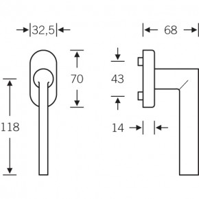 Fenstergriff FSB-3435