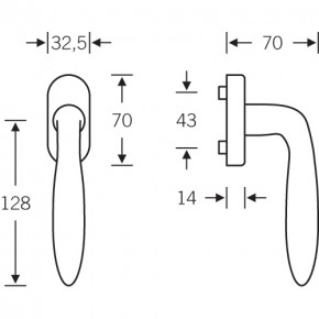 Fenstergriff FSB-3437