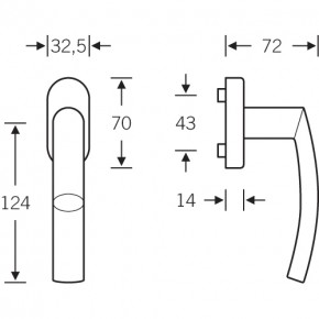 Fenstergriff FSB-3440