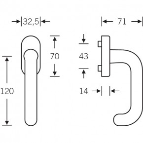 Fenstergriff FSB-3446