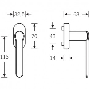 Fenstergriff FSB-3796