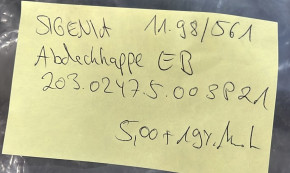 Abdeckkappe Siegenia SI Ecklager EB 203.0247.5.003 Abdeckkappe Siegenia SI Ecklager EB 203.0247.5.003