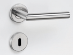 Edelstahl-Rosettengarnitur BB