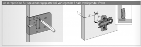 Hettich Bohrlehre für Montageplatte