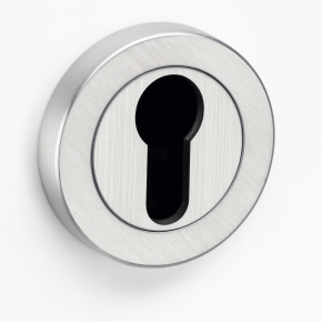 Türdrücker-Garnitur Bauhaus-Form | Edelstahl PZ