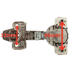 Topfband Mepla / Grass 35 mm aufliegend